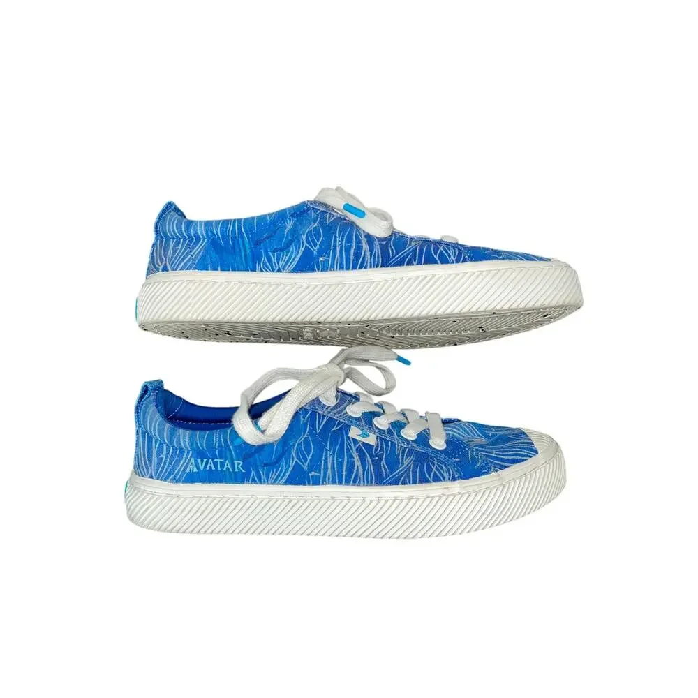 CARIUMA Oca Low Avatar Underwater Night Canvas Sneaker Size 8 Limited Edition